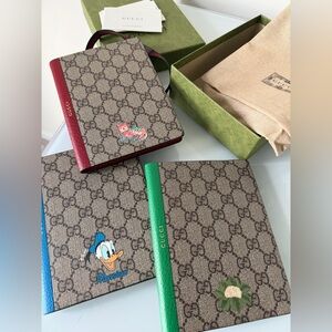 Gucci Notebooks Boxed Set of 3 Disney, Flower and Cat